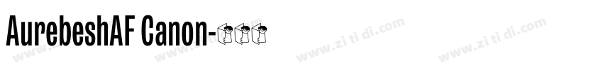 AurebeshAF Canon字体转换 AurebeshAF Canon字体转换
